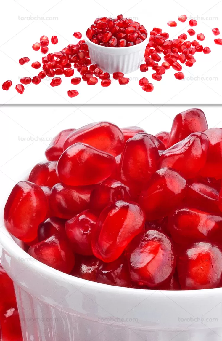 عکس دانه های انار با کیفیت | گرافیک با طعم تربچه