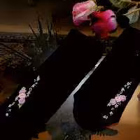 جوراب گلدوزی طرح161