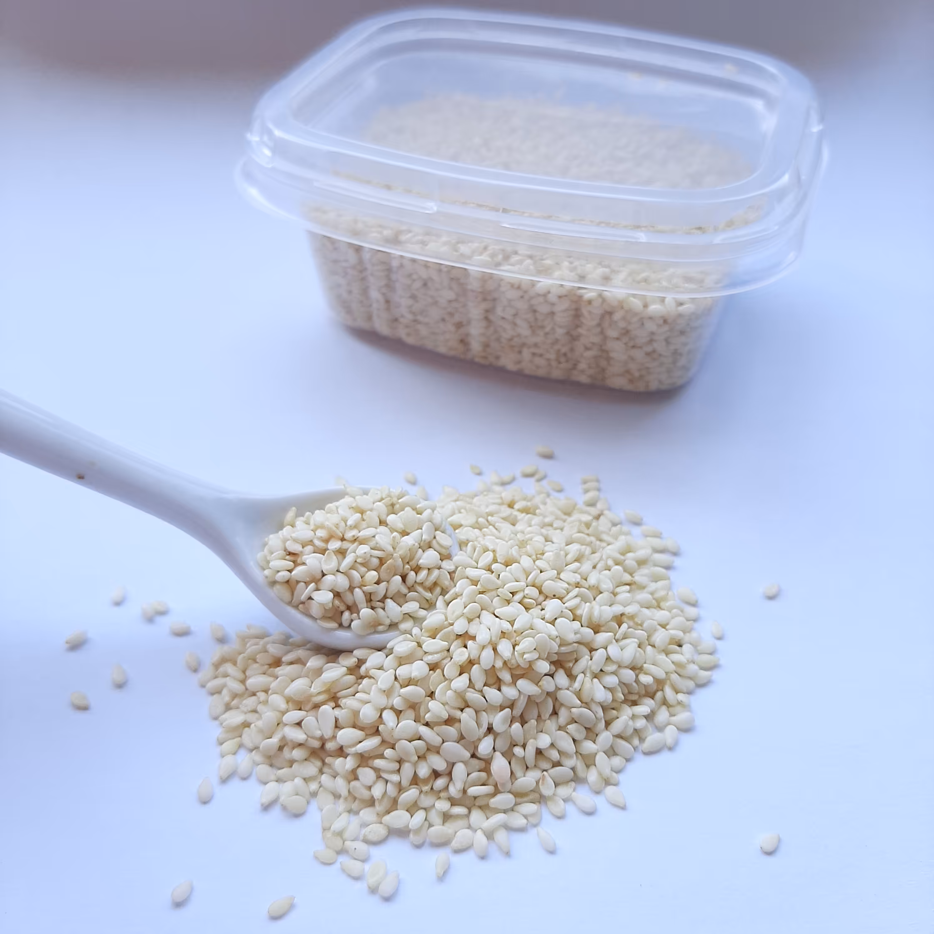 کنجد سفید خام 50 گرمی