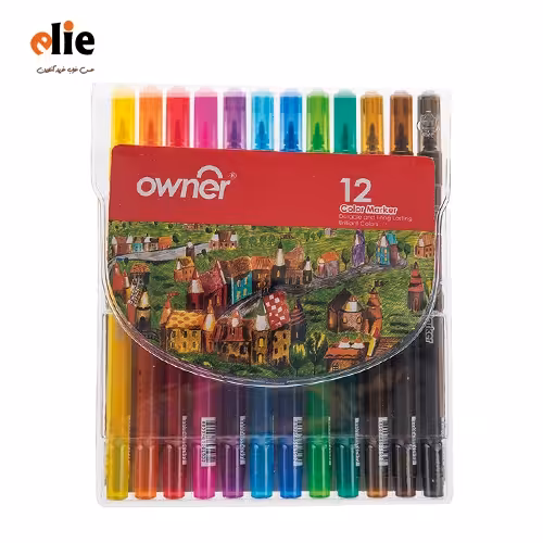 ماژیک 12 رنگ اونر