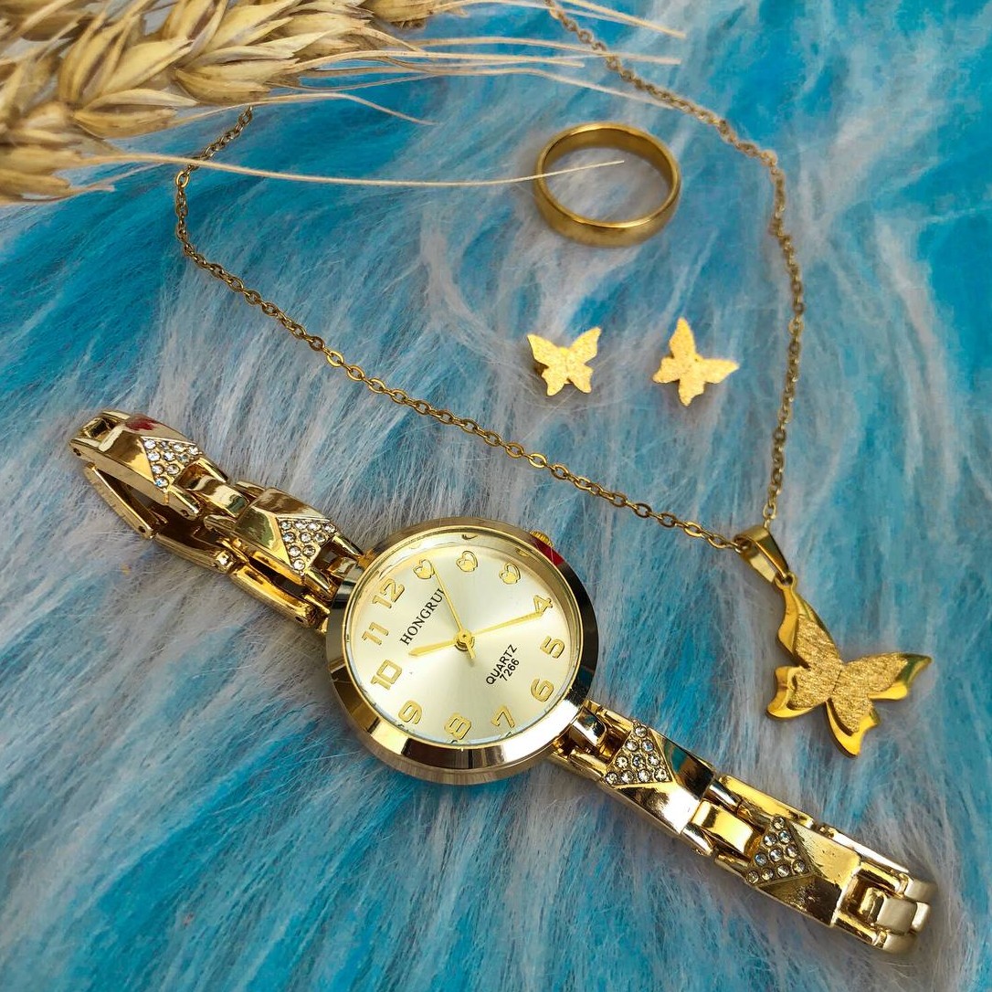 نیمست طلایی همراه با شش ماه گارانتی موتور ساعت 