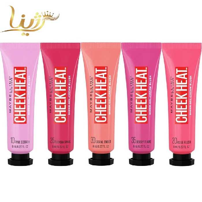 رژگونه مایع میبلین مدل Cheek Heat