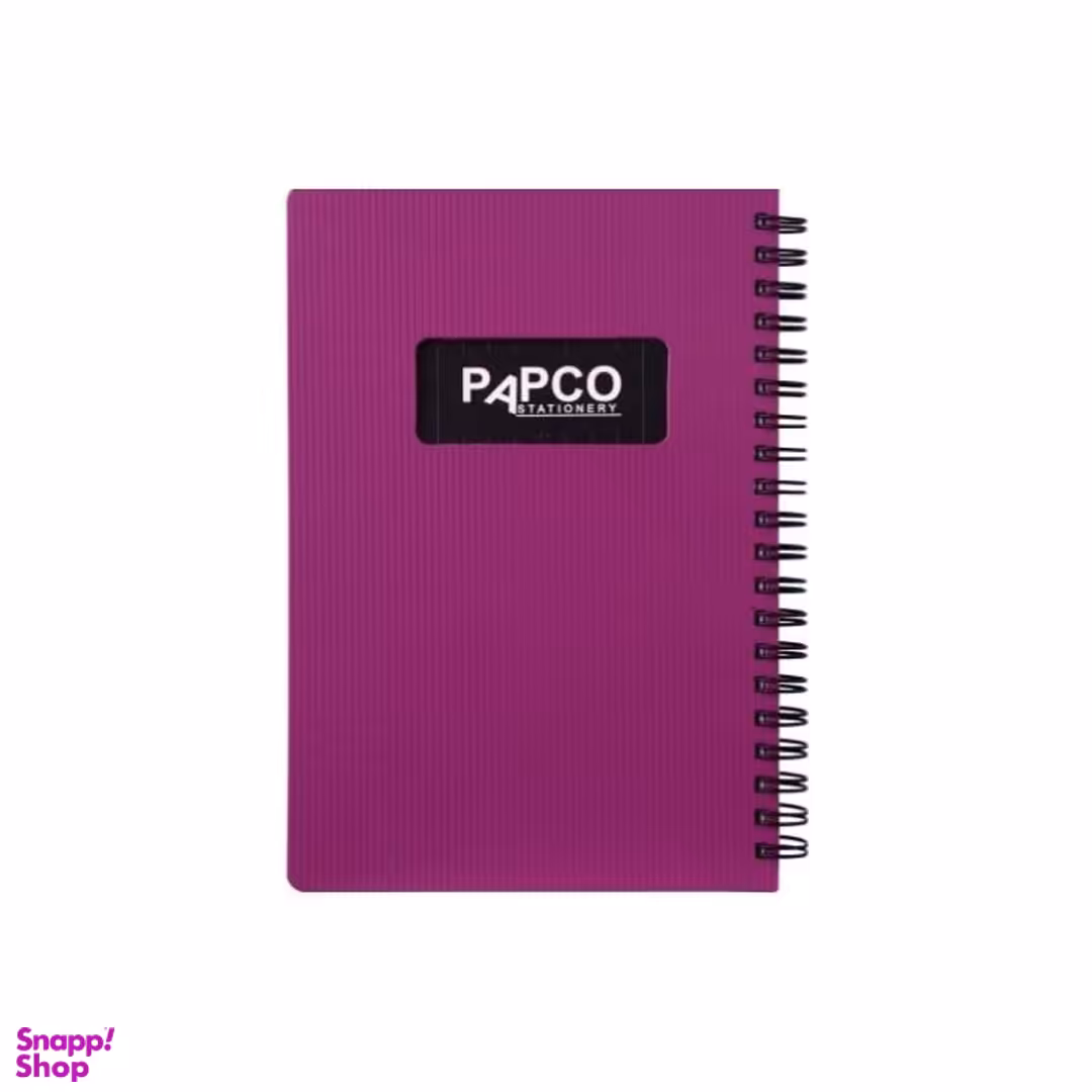 دفترچه یادداشت 100 برگ یک خط پاپکو مدل متالیک