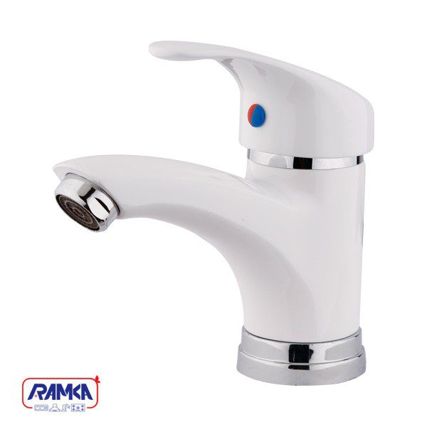 شیر روشویی صبا سفید کروم کیمیا