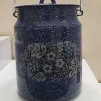 دبه روغن لعابی سورمه ای