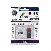 کارت حافظه microSDXC ویکومن مدل Extre 533X کلاس 10 استاندارد UHS-I U1 سرعت 80MBps ظرفیت 16 گیگابایت به همراه کارت خوان