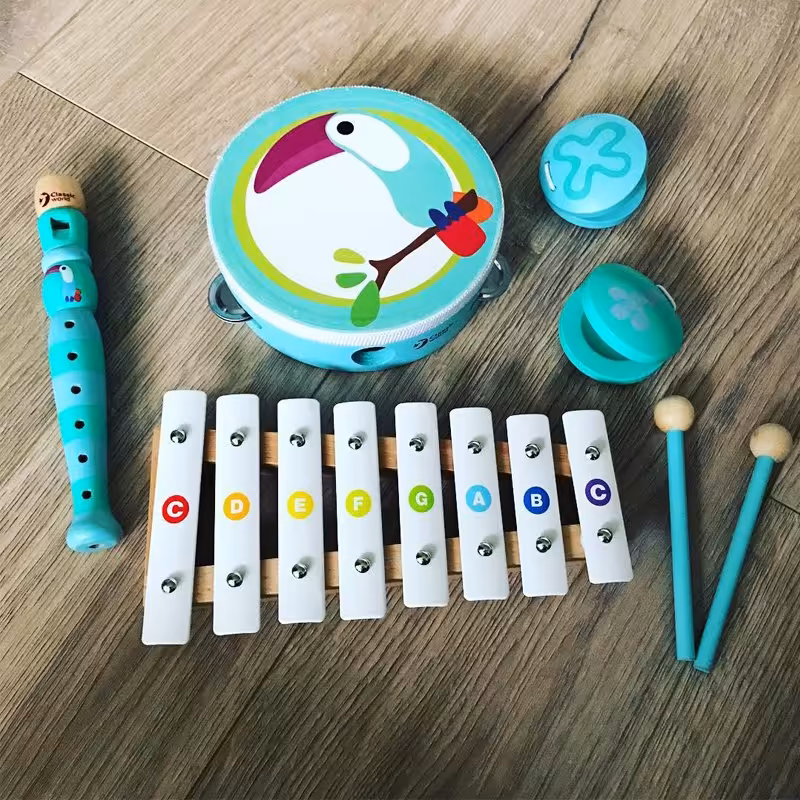 ست موزیک چوبی Classic World مدل توکان 4032