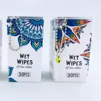 دستمال مرطوب قوطی مکعبی طرح سنتی