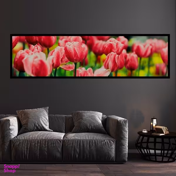تابلو بکلیت طرح طبیعت لاله زار مدل B-7712