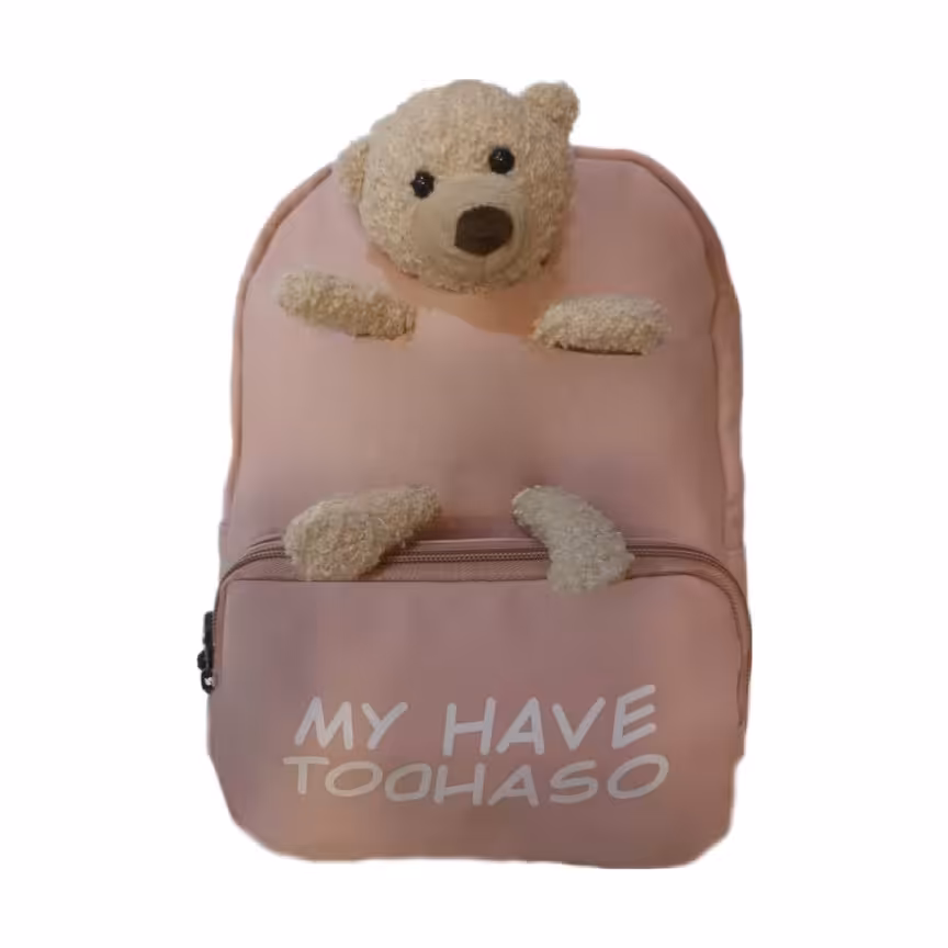 کوله پشتی مهد کودک مدل عروسک تدی ، مناسب مهدکودک ، پارک و مهمانی و مسافرت است .