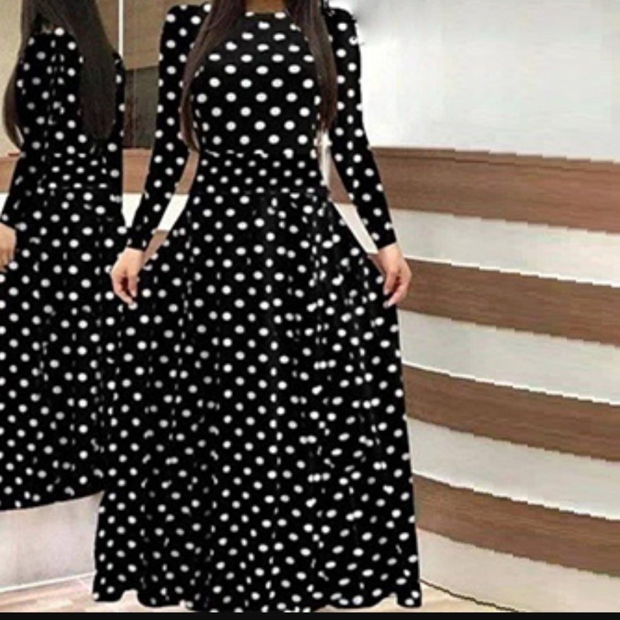 پیراهن ماکسی توپی وارداتی