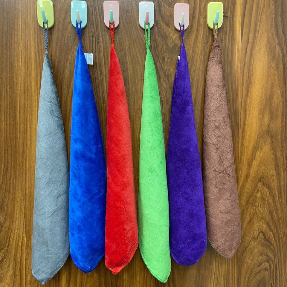 پک 6 عددی دستمال 40در40 حوله ای ساده