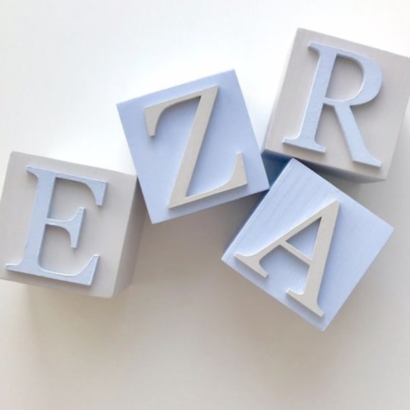 اسباب بازی مکعب اسم چوبی اکسسوری