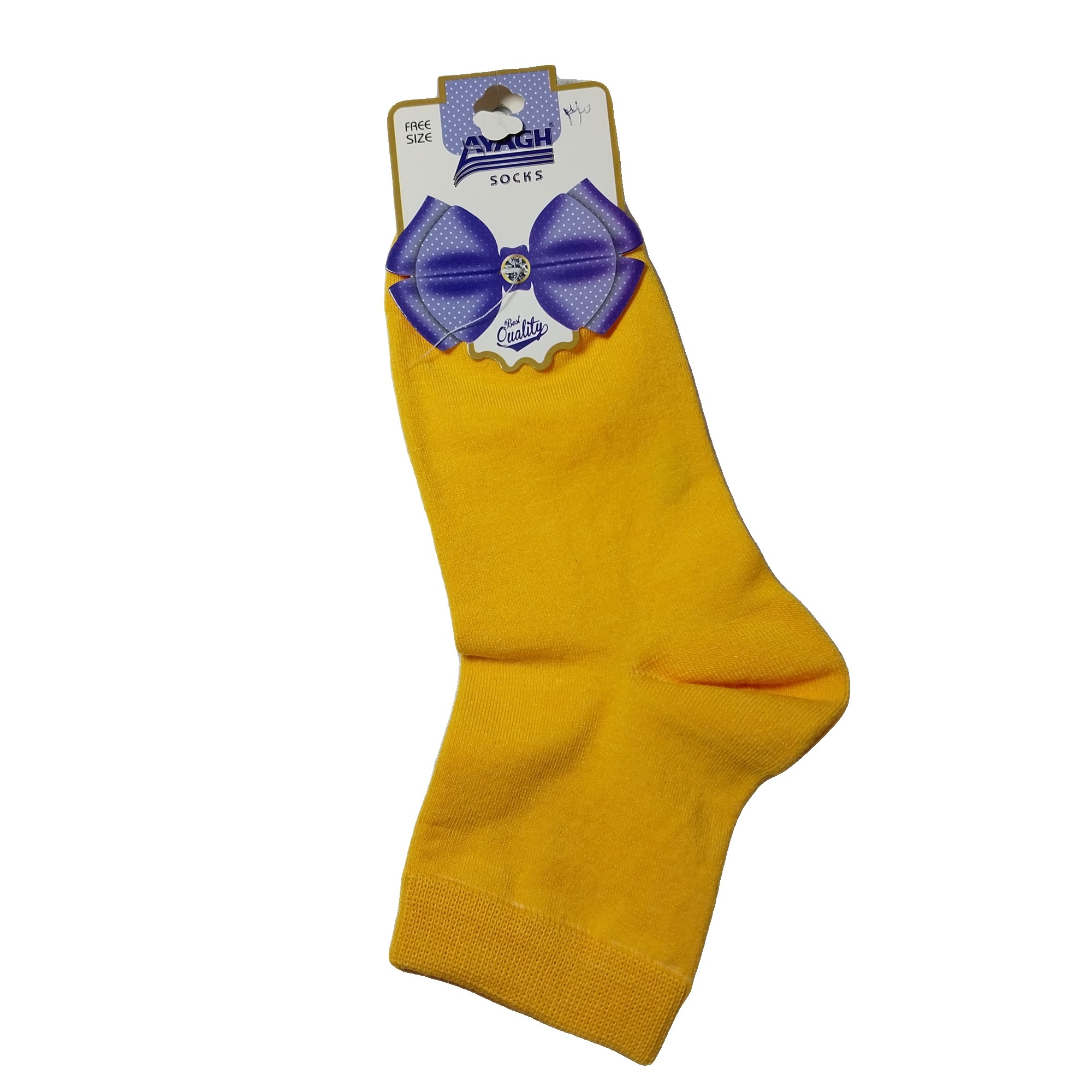 جوراب ساده رنگ مخصوص ست با تیشرت هاتون فری سایز برند ایاق