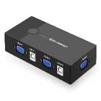 سوییچ کی وی ام یوگرین Ugreen 30357 KVM Swich With 2 Port USB