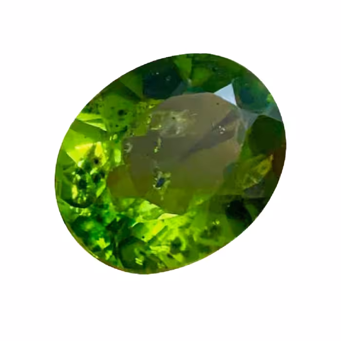 سنگ طبیعی و معدنی زبرجد آفریقا تراش فست با درخشش خاص کد 941