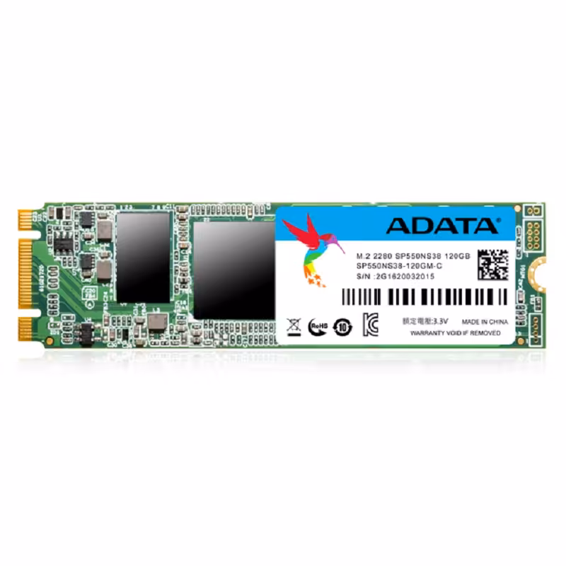 حافظه SSD ای دیتا مدل پریمیر SP550 M.2 2280 ظرفیت 120 گیگابایت