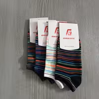 جوراب مچی نخی راه راه برند افشین 