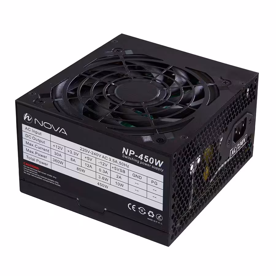 قیمت و خرید پاور کامپیوتر 450 وات نوا مدل NP-450 | یاس ارتباط