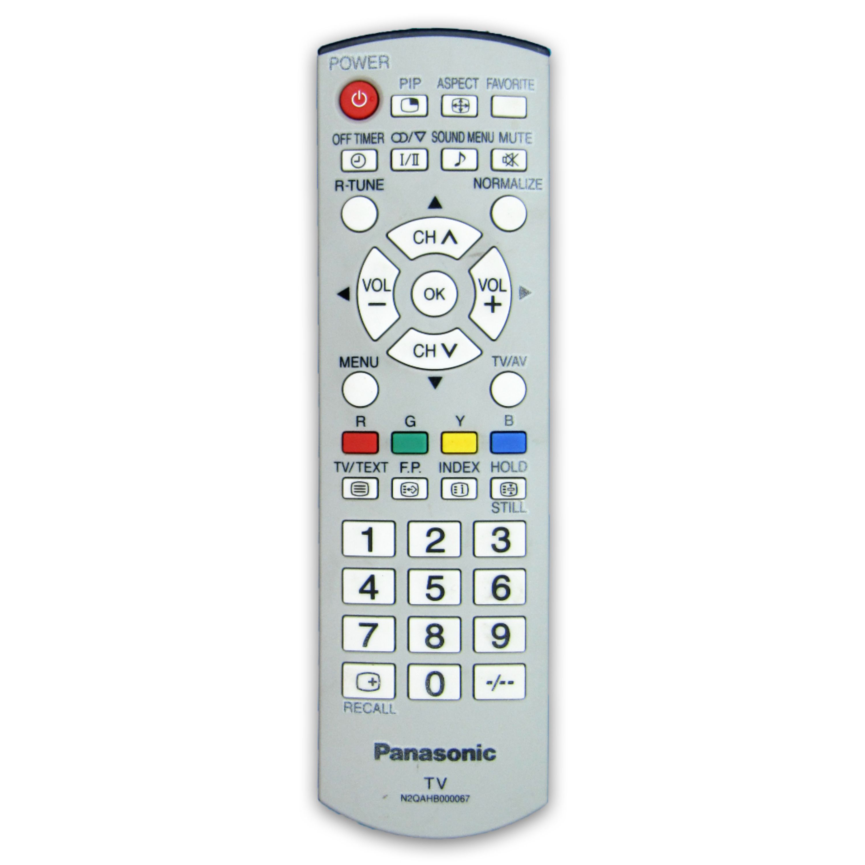 کنترل تلویزیون ال سی دی LCD پاناسونیک PANASONIC مدل N2QAHB000067