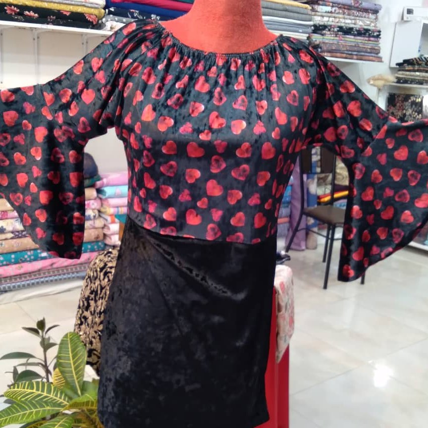 شومیز مجلسی مخمل