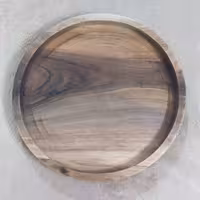 بشقاب چوبی از جنس چوب گردو مناسب سرو میوه و شکلات و تنقلات