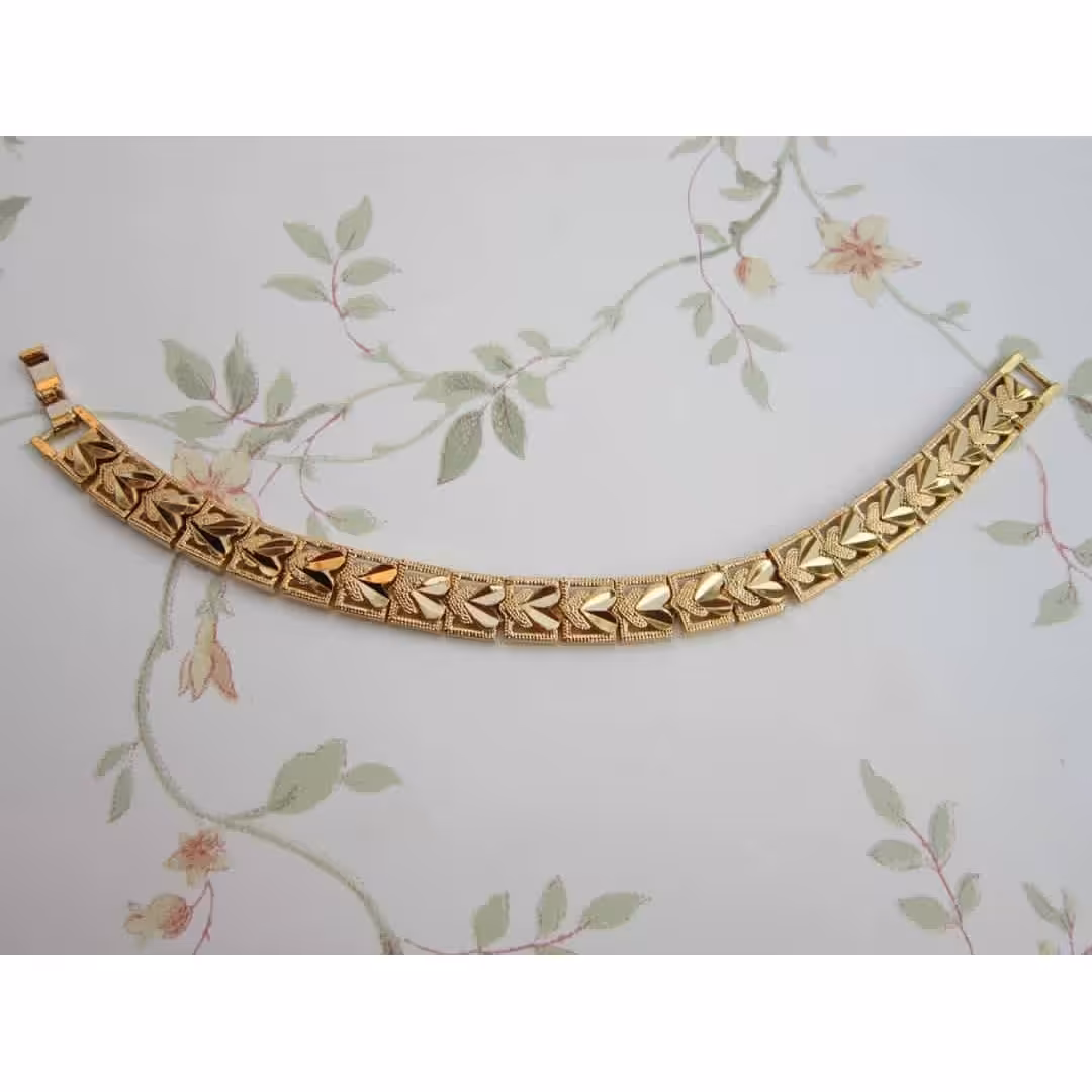 دستبندرنگ ثابت طرح طلاعیار18کیفیت عالی کد23