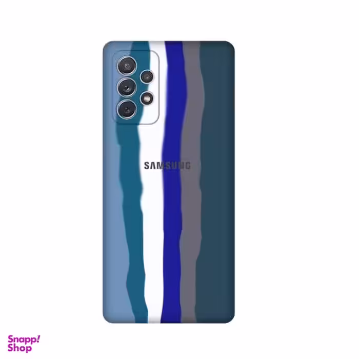 کاور مدل سیلیکونی طرح رنگین کمان کد 003 مناسب برای گوشی موبایل سامسونگ Galaxy A32 4G غیر اصل