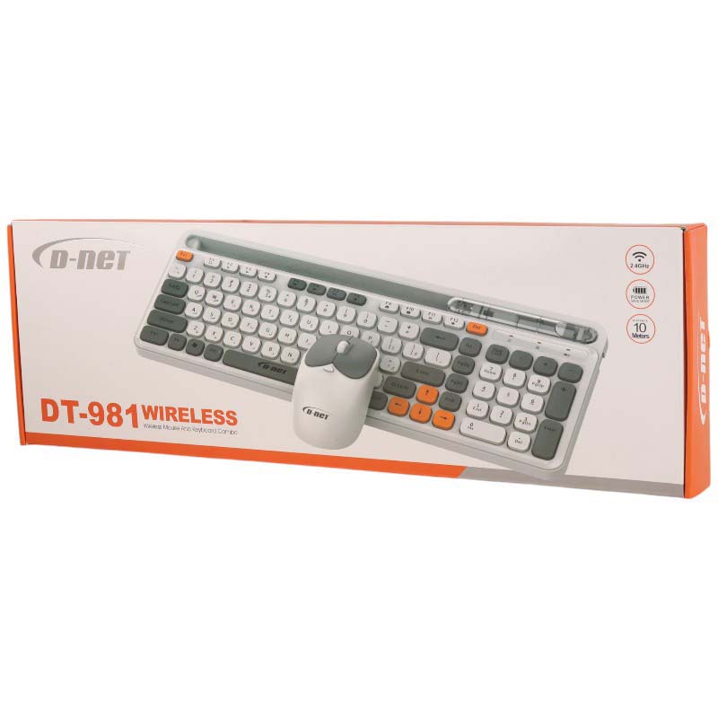 کیبورد و ماوس بی سیم دی نت D-NET DT-981