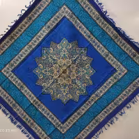 سفره ورومیزی قلمکاری صادراتی سایز 1در1متر(جدید)