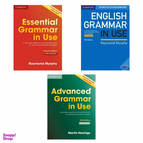 کتاب Grammar in Use اثر جمعی از نویسندگان انتشارات کمبریج 3 جلدی