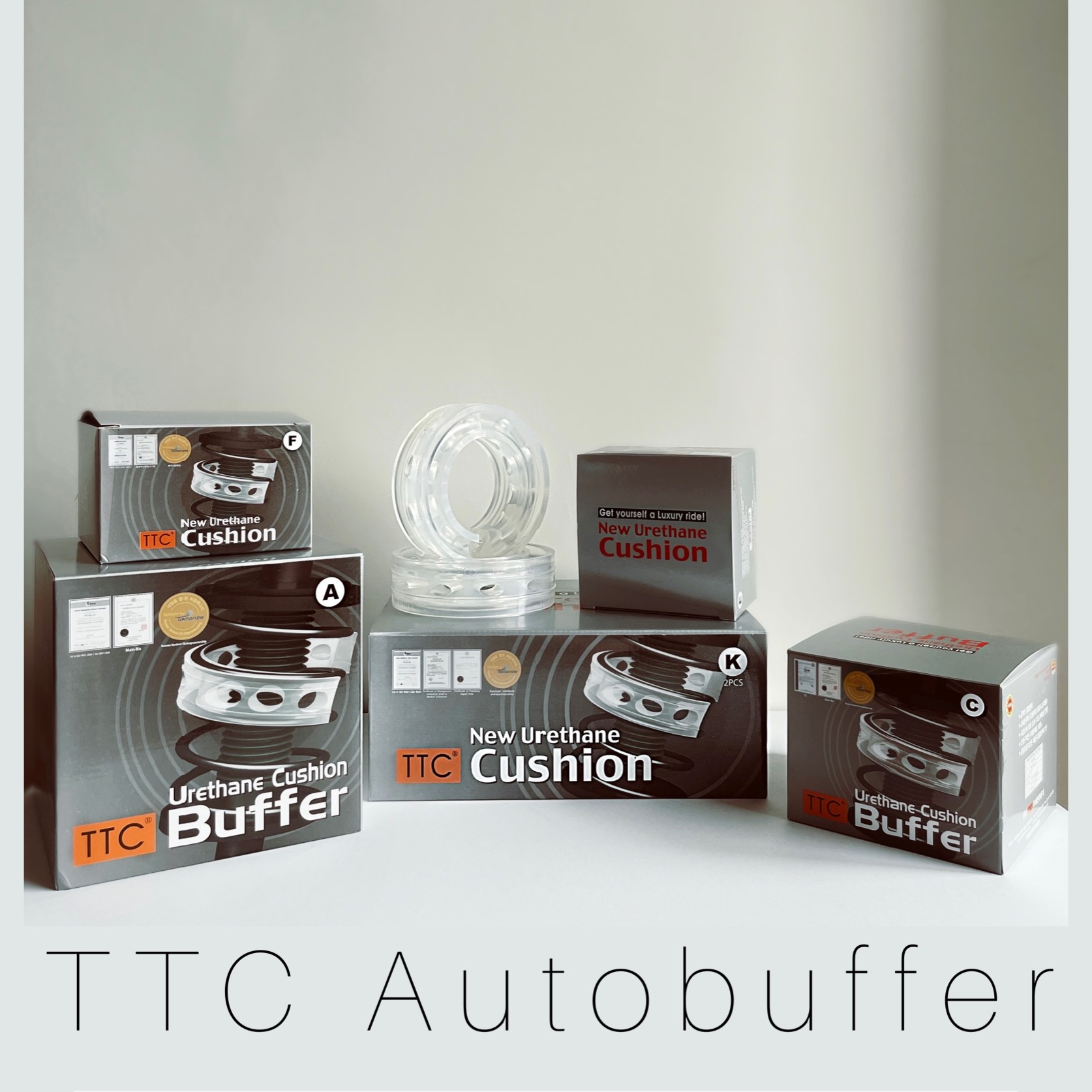 ضربه گیر کمک فنر خودرو TTC کره جنوبی سایز F ( هر بسته شامل دو عدد ضربه گیر است)
