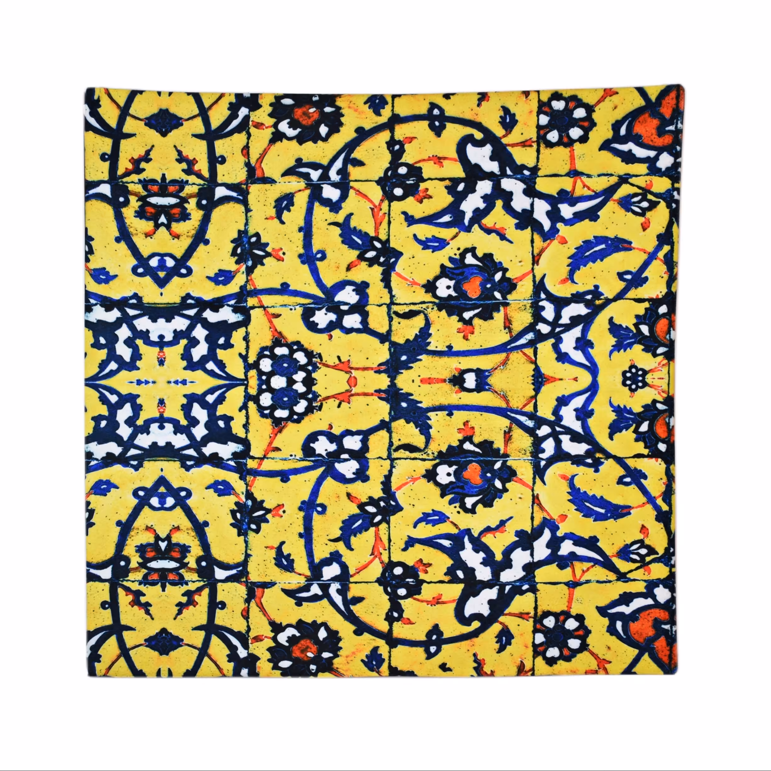 رومیزی مدل مخمل طرح کاشی کد 127
