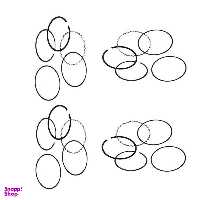 رینگ موتور ریک کد 40842 مناسب برای پژو 206 بسته 20 عددی