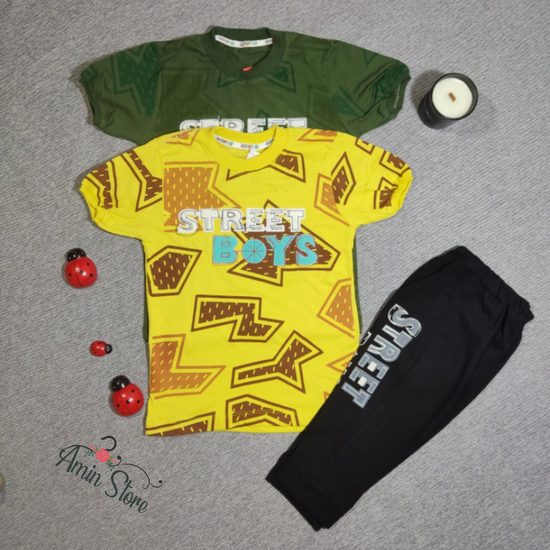        تیشرت شلوارک پسرانه استریت بویز