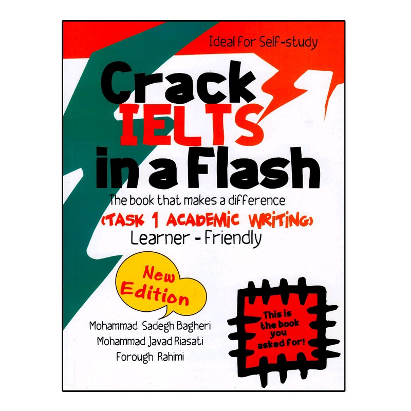کتاب زبان crack ielts in a flash task 1 academic writing