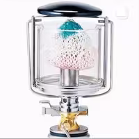 چراغ روشنایی گازی سفری سبک کم حجم و روشنایی بالا با فندک و توری یدک (پس کرایه)