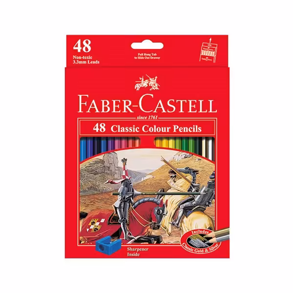 مداد رنگی 48 رنگ فابر-کاستل مدل Classic