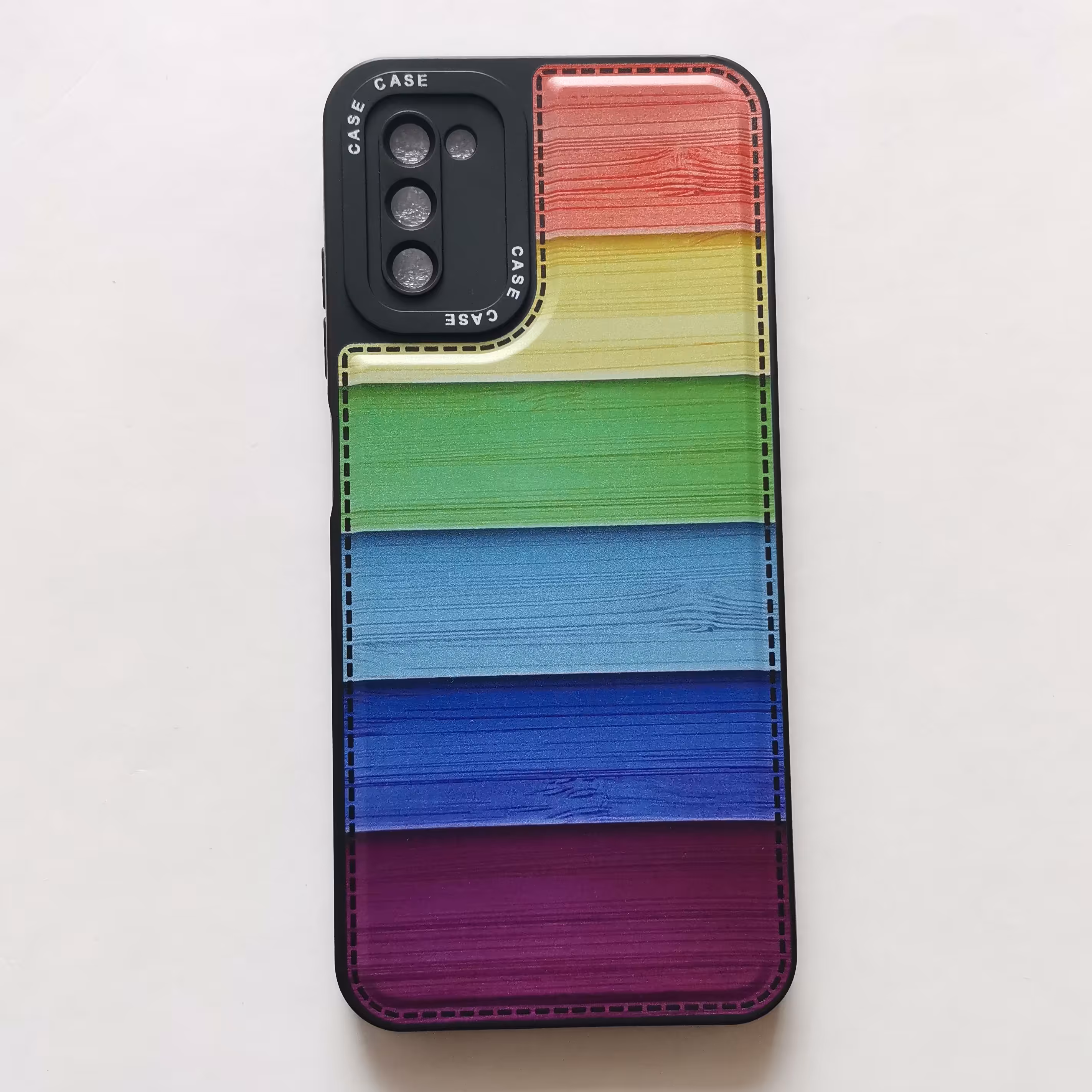 قاب طرحدار ژله ای محکم رنگارنگ گوشی  سامسونگ A03s و A02s