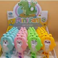 پنکه دستی طرح قورباغه و تمساح 