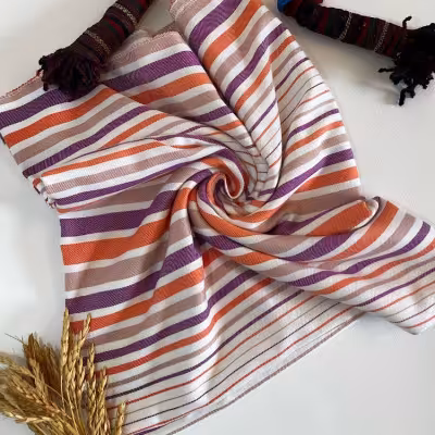 حوله استخری بدون ریشه نخ ویسکوز ، سایز 180 *103