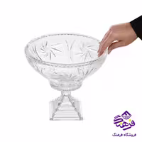 کاسه رنسانس تراش پایه دار کادو نوری(4دک)
