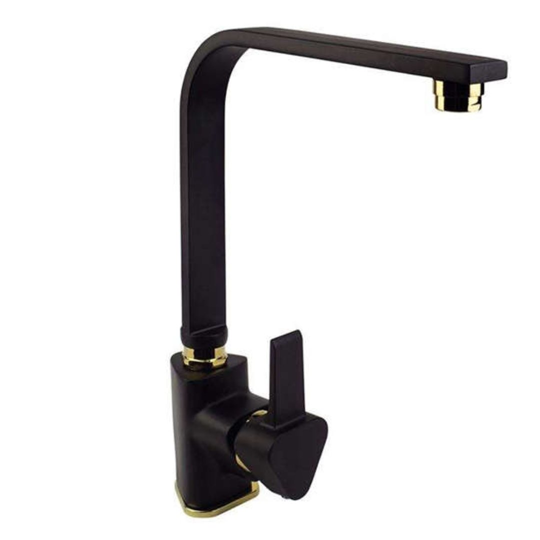 شیر آشپزخانه مدل برمودا مشکی طلا