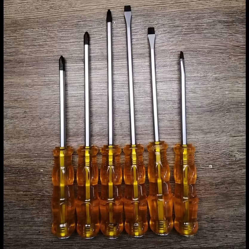 پیچ گوشتی ضربه ای ست 6 عددی