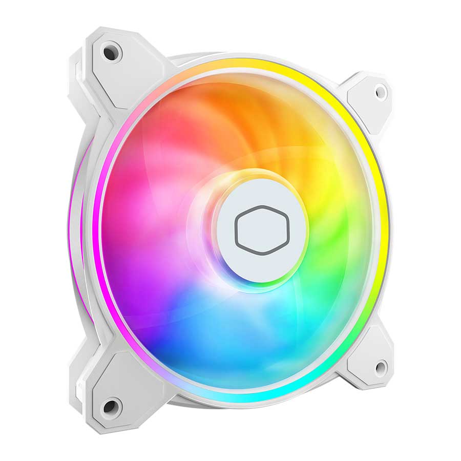 قیمت و خرید فن خنک کننده کیس کولرمستر مدل MASTERFAN MF120 HALO2 WHITE Edition | یاس ارتباط
