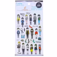 برچسب (استیکر) فانتزی کد 15S-Z827 طرح استایل FUNNY