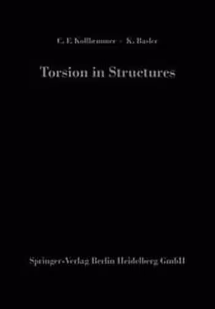 󾕇 دانلود کتاب Torsion In Structures - An Engineering Approach, 1969 - دانلود کتاب های دانشگاهی