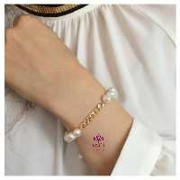 دستبند مرواریدی و کارتیر کد 203