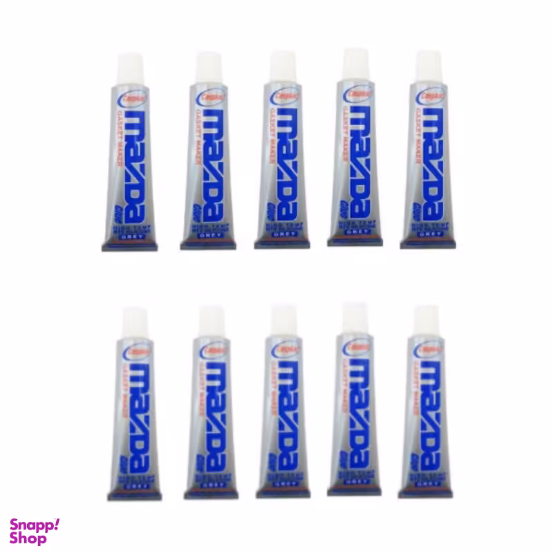 چسب سیلیکون کاسپین مدل مزدا وزن 30 گرم بسته 10 عددی