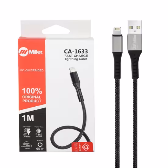 کابل تبدیل USB به لایتنینگ میلر مدل CA1633 طول 1 متر